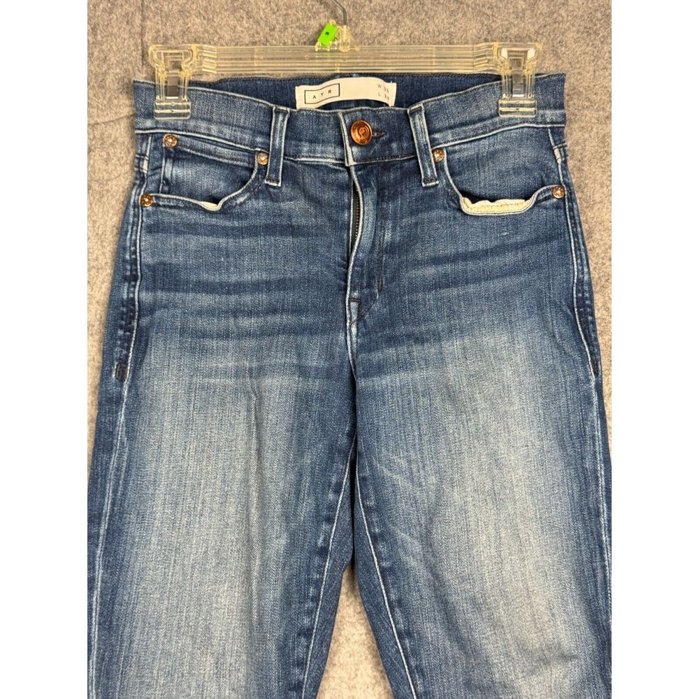AYR Jeans Women's 25 x 26 The Chiller Stretch Skinny Medium Wash Blue Denim - Picture 3 of 10